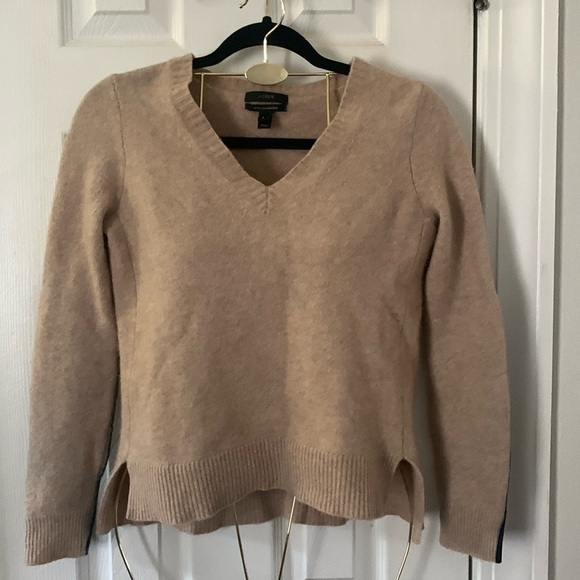 J. Crew Tan Cashmere/Wool Blend Sweater Size S - Picture 1 of 11